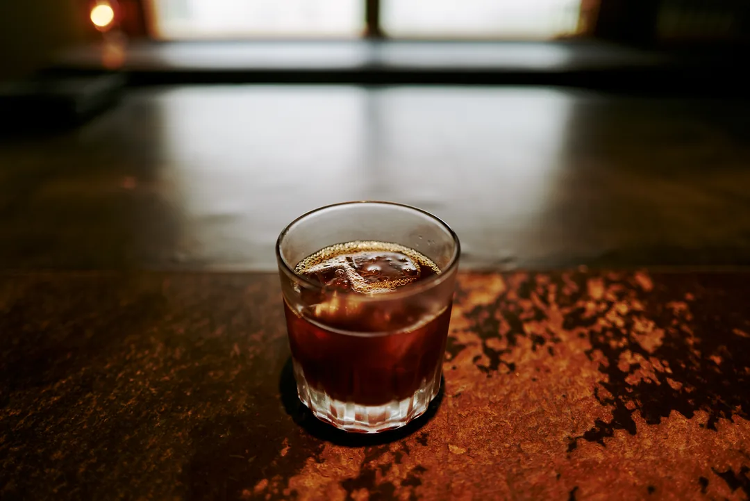 Iced Coffee on Copper